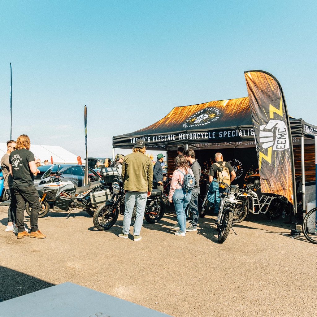 EngElecMotCo's tweet photo. Stand MB10 - @FullyChargedShw 😎⚡️🏍️ 

#Motorcycle #ElectricMotorcycle #EV #Motorbike #Electricmotorbike #EEMC #ElectricVehicle #FullyCharged #FullyChargedShow #RGNT #Energica #UBCO #Demo #fyp https://t.co/qFSZZl6Y3G
