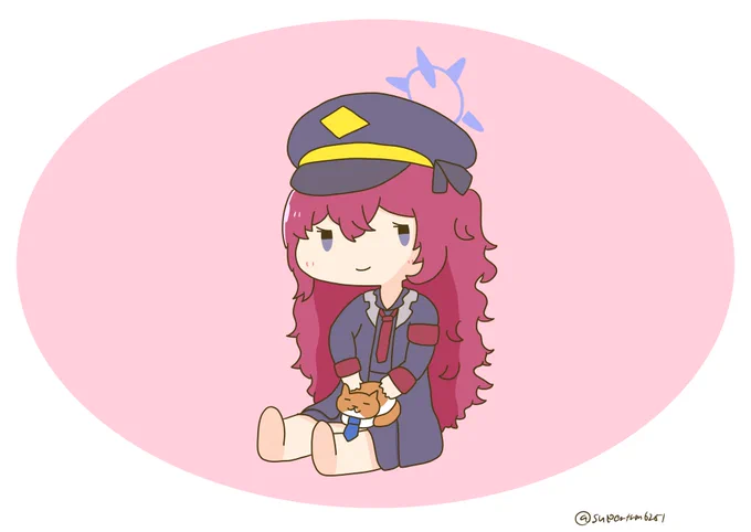 猫先生とイロハちゃん #ブルアカ