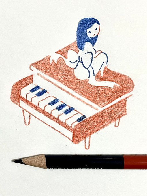 「ピアノ シンプルな背景」のTwitter画像/イラスト(新着)