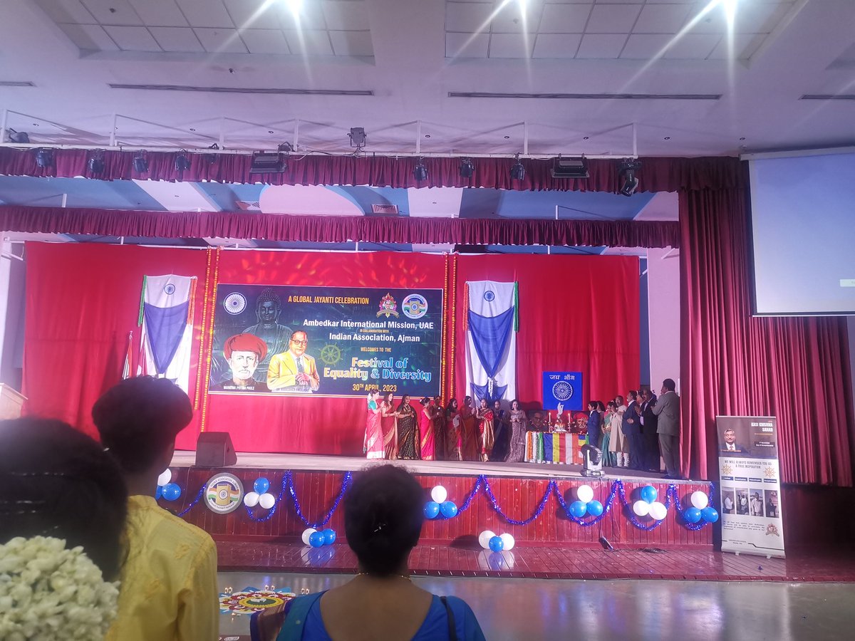Global Jayanti celebration in UAE, meet with legendary <a href="/BezwadaWilson/">Bezwada Wilson</a> , listening to him is so inspiring . 
#bhimjayanti 
#mahatmaphulejayanti 
#IndianFirst