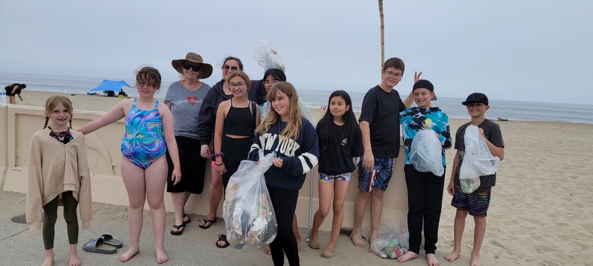 Knolls KKids annual beach clean up 🏖️