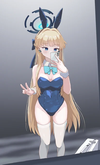 モモトーク開いたらトキから自撮りが送られて来た  #ブルアカ