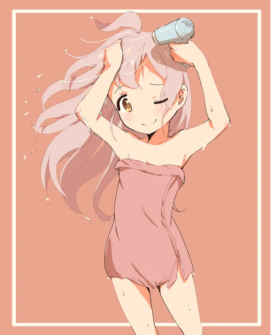 お試し楽描きです おやすみ〜