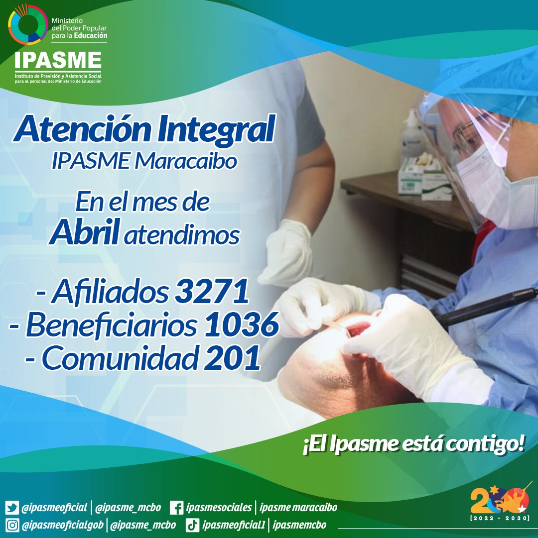 ¡Exitoso abril de atención integral para todas y todos! 🫶

En nuestra Unidad Médica, atendimos con amor al personal del magisterio zuliano en las especialidades y servicios médicos.

<a href="/_LaAvanzadora/">Yelitze Santaella</a>
<a href="/dorelisecheto/">Dorelis Echeto</a>

#NoAMedidasCoercitivasUnilaterales