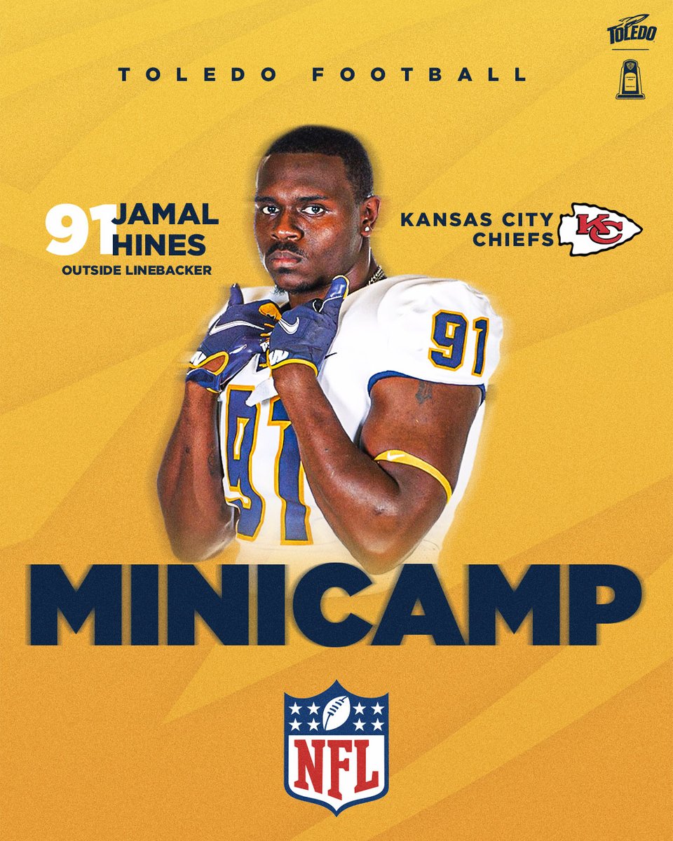 ToledoFB's tweet photo. INVITED

Congratulations @jamal_hines on being invited to @Chiefs Minicamp 🚀 https://t.co/4qd6CRWUXD