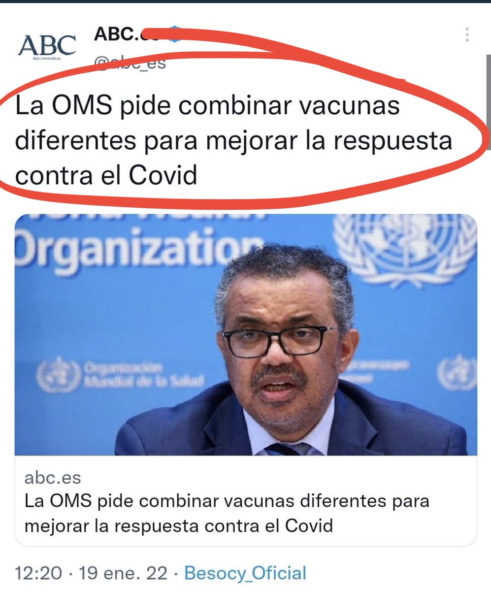 gonzalodiazmd's tweet photo. ‼️ La OMS es una organización criminal, al servicio de criminales, asociada a criminales, dirigida por un criminal y que quiere esclavizar a la humanidad. Es deber de cada pueblo derrocar a gobiernos que apoyan criminales https://t.co/PRoei1ibfq