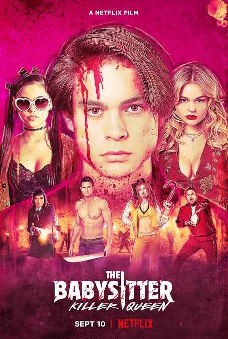 🎥THE BABYSITTER: KILLER QUEEN
✨10/10
Sequel needs to be bigger, and this film brought i on much bigger scale and is gorier than ever. Using weird videos to describe the sex was hilarious. It maintained the elements I loved in the first film.
#TheBabysitterKillerQueen
#GabRATES