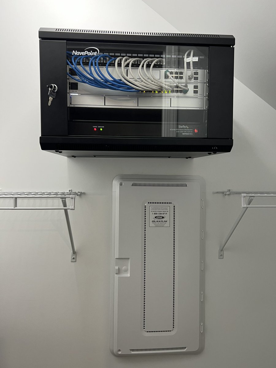 getcatjacks's tweet photo. @Ubiquiti   My residential customers always ask me to install your equipment. The final product looks really good. We install the wiring all the way to the configuration and the racks. Retrofit experts like myself love the final result. https://t.co/qxMXcVn2hQ
