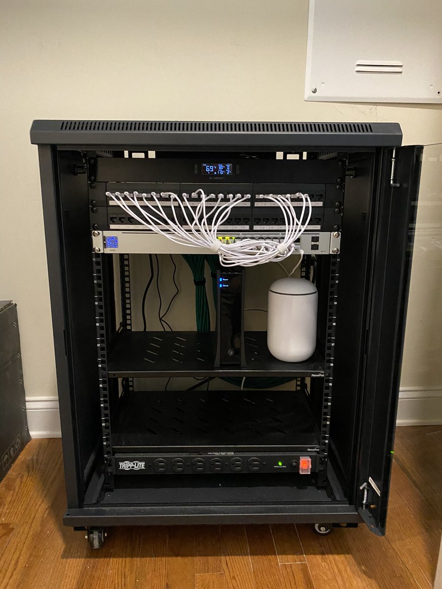 getcatjacks's tweet photo. @Ubiquiti   My residential customers always ask me to install your equipment. The final product looks really good. We install the wiring all the way to the configuration and the racks. Retrofit experts like myself love the final result. https://t.co/qxMXcVn2hQ