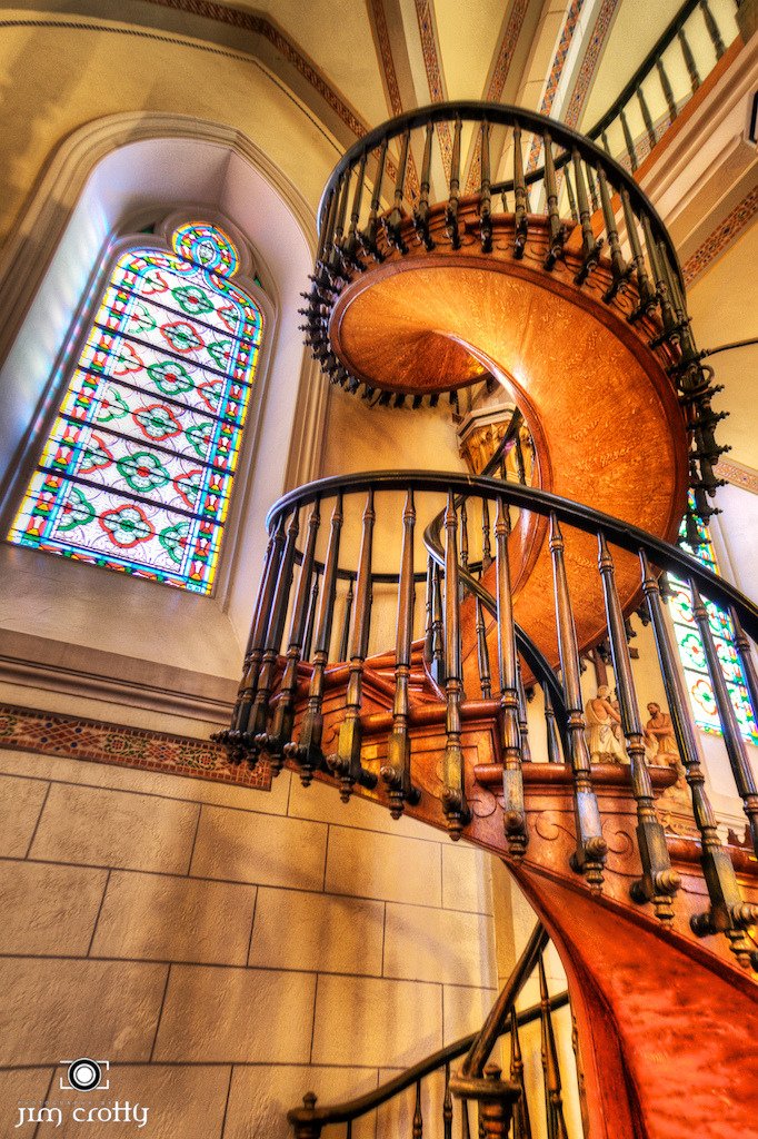 Spiral Staircase, Santa Fe, New Mexico #SpiralStaircase #SantaFe #NewMexico montybridges.com