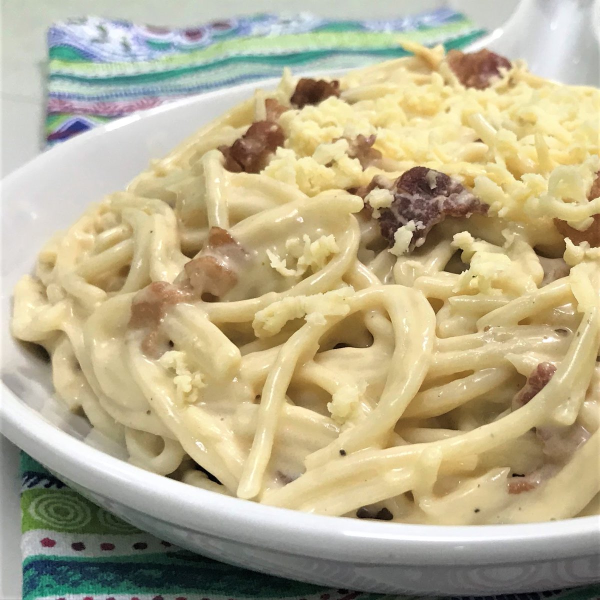 iteyoupone's tweet photo. creamy carbonara 🤍 https://t.co/oSve1jdYgE
