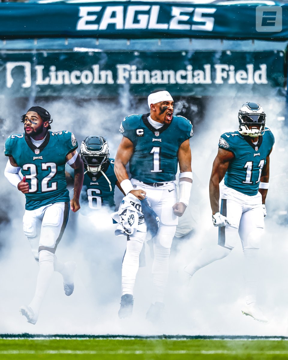 SportsCenter's tweet photo. The new-look Eagles are a sight to see 🤩 https://t.co/udukFcKxA8