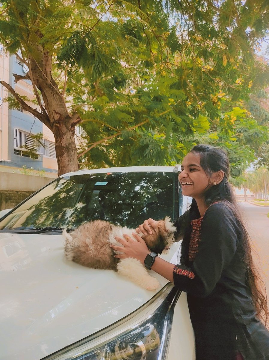 mounijanasena's tweet photo. There is nothing truer in this world than the love of a dogie..💕📌
#mygal #dogielove #shitzu https://t.co/iHOx1aEW1u