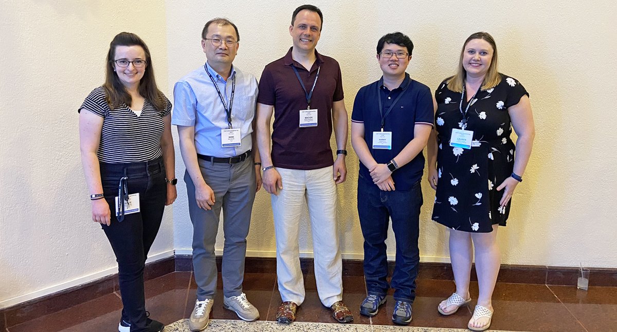 AntoniewiczLab's tweet image. Great to meet up with past Antonieiwcz Lab members Ellie Oates (PhD, 2020), Woo Suk Ahn (PhD, 2012), Harry Cai (current) and Lauren Cordova (BS, 2015 @Lauren_CQ) at the Cell Culture Engineering XIII Conference in Cancun, Mexico (April 23-28, 2023).