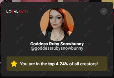 Goddess Ruby Snowbunny on Twitter: "Yes I'm starting to own this place