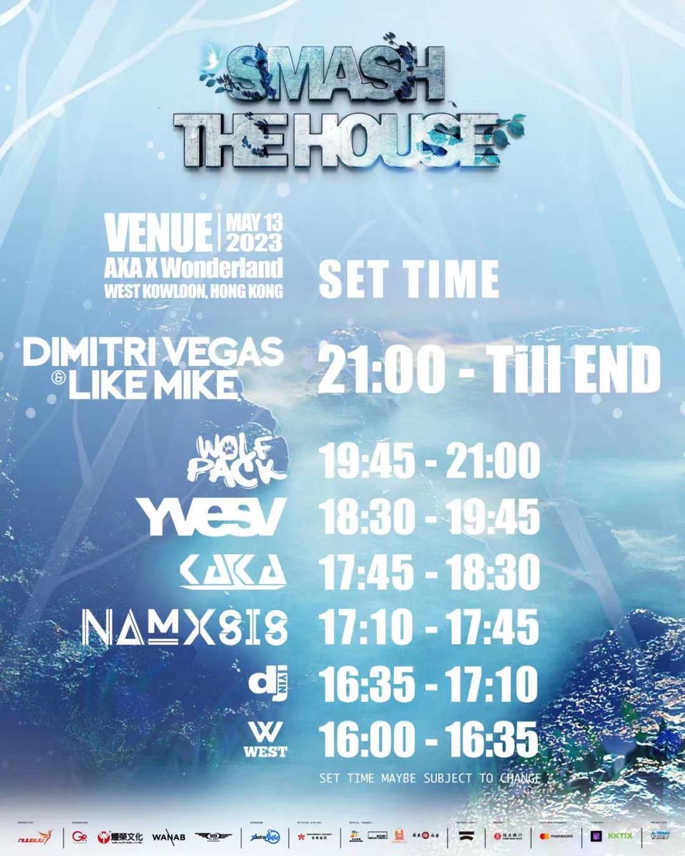 suibeebee95's tweet photo. 🤟🏻🤟🏻🤟🏻🔥✨
Smash the House World Tour - Hong Kong Station sponsored by @astroselfie.international. We’ve got some of the world‘s top DJs, including DJ West,Yves V, Wolf Pack 安and more! It’s going to be a night you won‘t forget!
#MusicFestival #EDM #Wolfpack #DimitriVegasLikeMike https://t.co/qP2RsUogyW