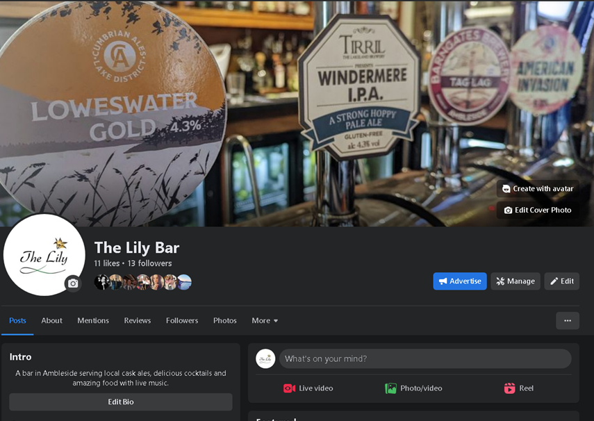 Hi, we've unfortunately lost access to our previous Facebook, so here's the new one to stay updated with What's On here at the Lily Bar so make sure you follow. - facebook.com/profile.php?id…