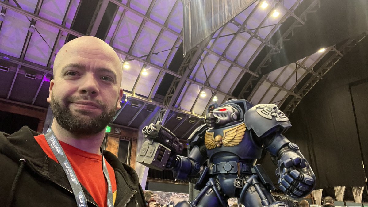This terminator could beat the queues to check out 10th at #WHFest2023