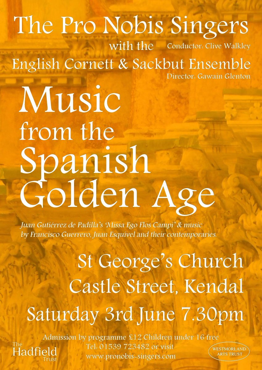 pronobischoir's tweet photo. Our next concert in Kendal on Saturday June 3rd - looking forward to working with @GawainGlenton and @ecse1610. Should be a cracking good concert. https://t.co/1kEB6B9Yfg