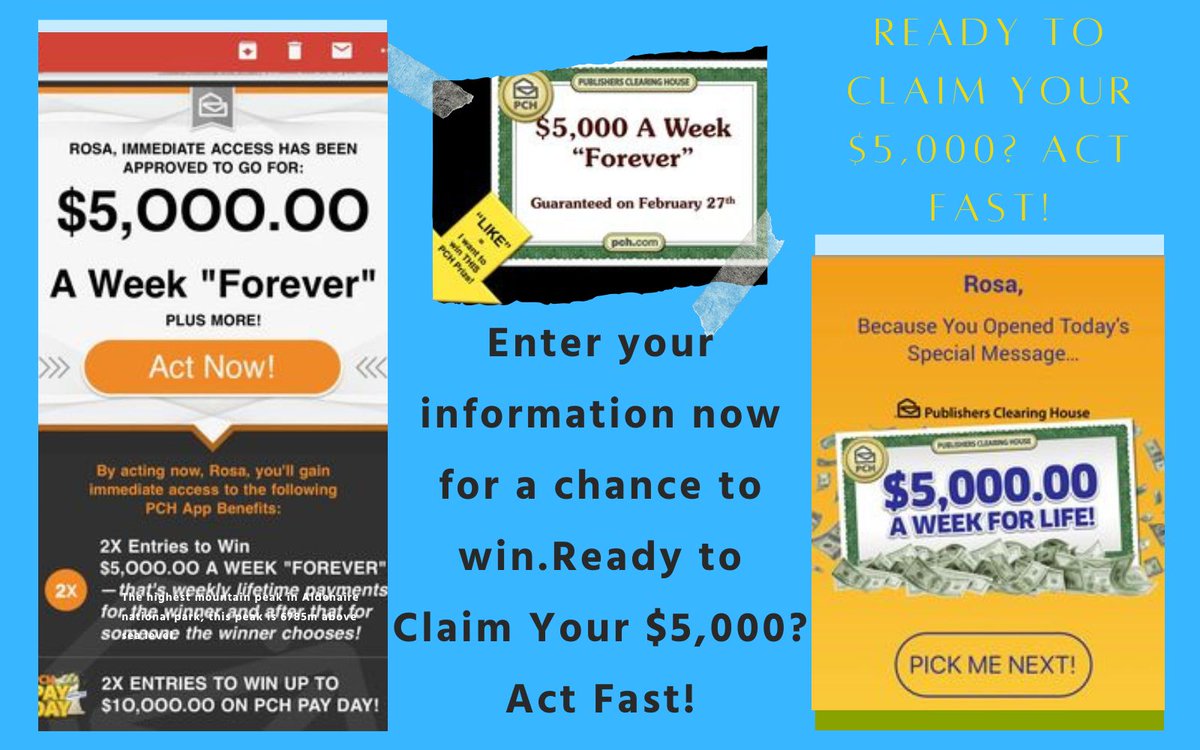 AngelinaCo51455's tweet photo. Enter your information now for a chance to win Claim Your $5,000? Act Fast
Check Out This:https://t.co/c48MgQ6xRn
Follow:@AngelinaCo51455

Like&amp;Rwt

#5kNow #LimitedTimeOffer #ActFast#ClaimYour5000 #ExtraCash#MoneyTalks #EnterNow #WinBig#usarmy #usa #usatravel #usasarees https://t.co/M6jidKXojo