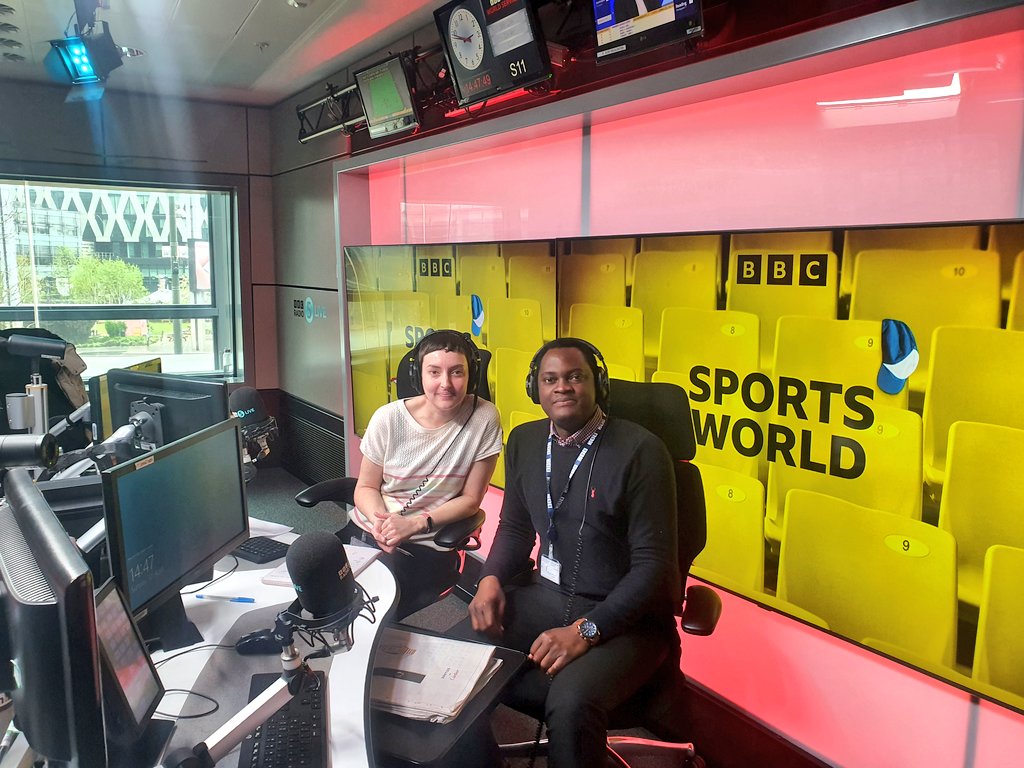 addojunr's tweet photo. I'm alongside @DelythLloyd1 and @Ramon_Vega71 on #SportsWorld from 2pm⌚🇬🇭

We have live commentary of @LFC vrs @SpursOfficial and a complete round up of the  action across Sports.

You can listen in Accra on 101.3fm or online via BBC Sounds/@BBCWSSport 📻 https://t.co/yTQo5Fk9lt