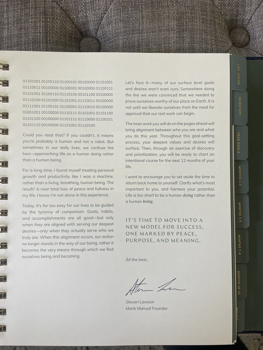 yeloodekul's tweet photo. Reading the opening page of the beautiful Life Âtlas product from the team @MonkManual, and cant help but think of @lukeburgis’ work on thick and thin desires. Awesome opening words, looking forward to putting this tool to work as I try to harness some of the chaos in my life. https://t.co/uNdl6ZPtMp