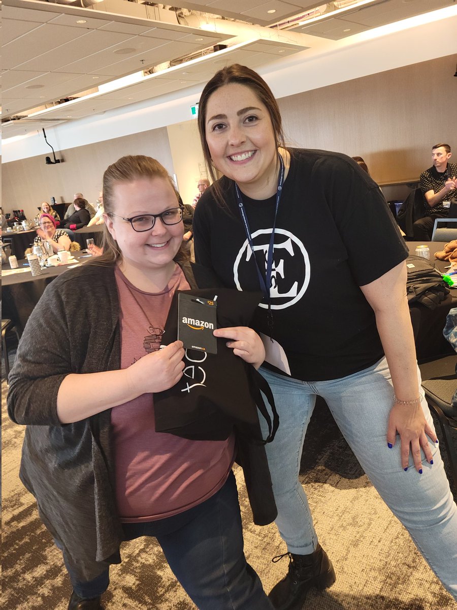 nltatesic's tweet photo. It wouldn't be a @nltatesic event without some great prizes! Congratulations to all of our prize winners who have some new tech to tinker and explore with! 🎉🎊👏 #TESIConnect https://t.co/7YtpTBojgU