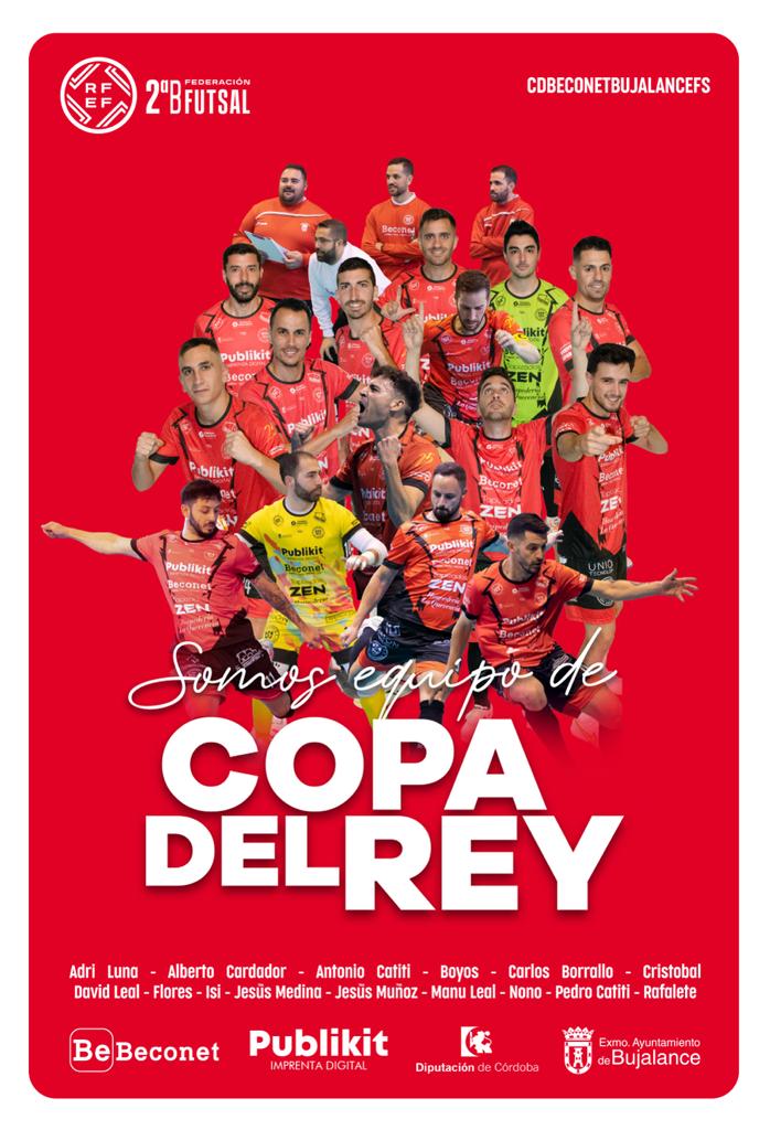 bujalancefs's tweet photo. Y YA ES OFICIAL. AHORA SÍ 💪

¡¡¡SOMOS EQUIPO DE COPA DEL REY LA PRÓXIMA TEMPORADA!!! 🎉🎉🎉🎊🎊🎊

🆕 Por primera vez en la historia nos clasificamos para el torneo del KO.

💪 Gracias a todos los que han hecho posible esto.

#VamosBujalance #TodoAlRojo https://t.co/85Uc4W2cgn
