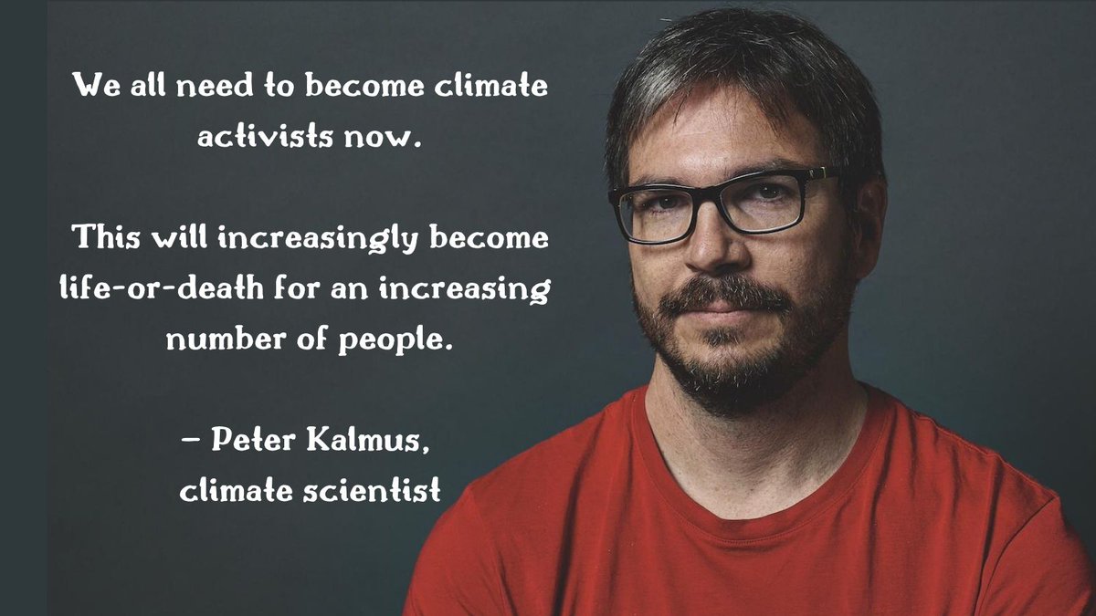 'We all need to become climate activists now.'  
– Peter Kalmus / @ClimateHuman, climate scientist

All over the world people are rising up to press for & help create a better, healthier, safer, & more just way forward. You are needed too. 

#ClimateEmergency #UprootTheSystem