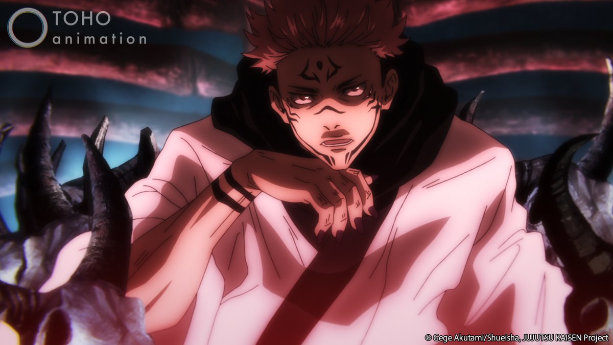 Crunchyroll's tweet photo. "Know your place, fool" 🔥 (via @Jujutsu_Kaisen_) https://t.co/YWFsyXDZHE