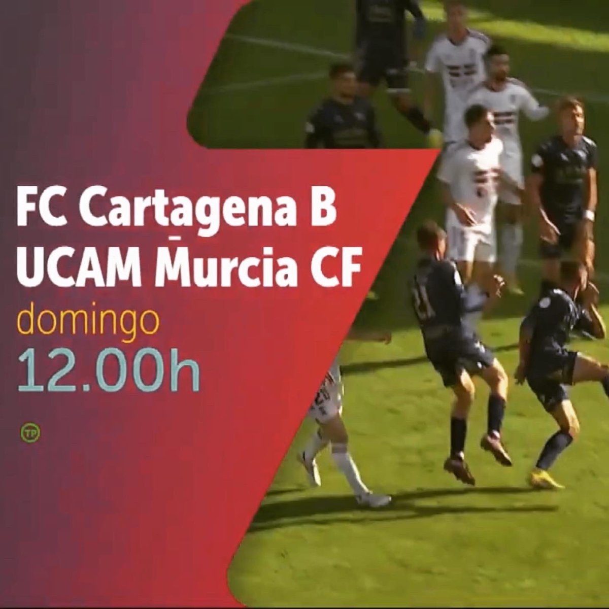 davidjavega's tweet photo. ⚔️ FC Cartagena “B” - UCAM Murcia CF 

🏟 Centro de Fútbol de La Manga Club
🗓 Jornada 32
📺 La7 TV
🏆 2RFEF-G4

🎙️@andres7bm 
⚽️ @davidjavega https://t.co/g0EgzuZ6fj