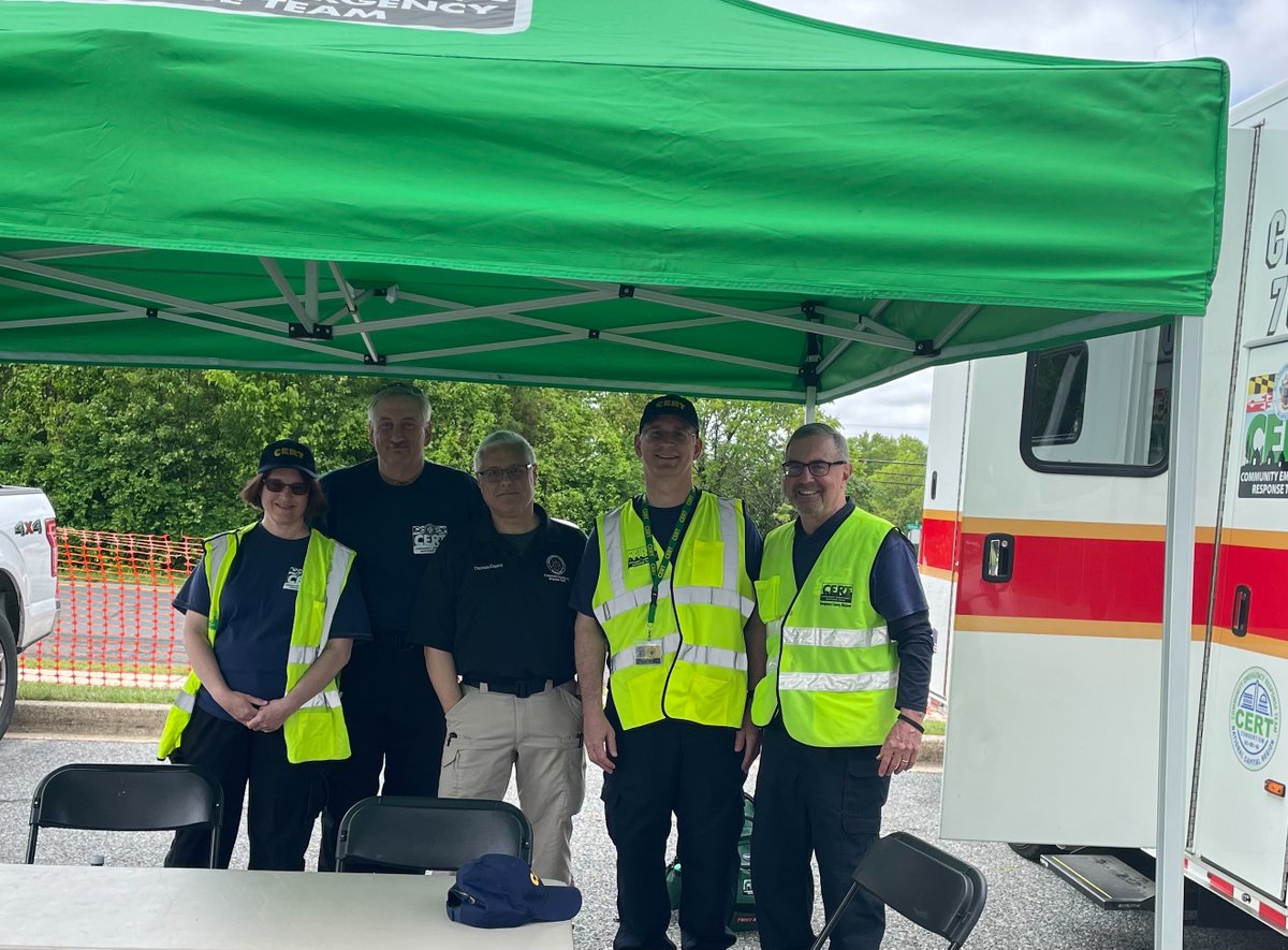 Yesterday, our Montgomery CERT Go Team volunteers were onsite with the CERT 700 apparatus to assist with the Olney Days Party in the Park celebration.