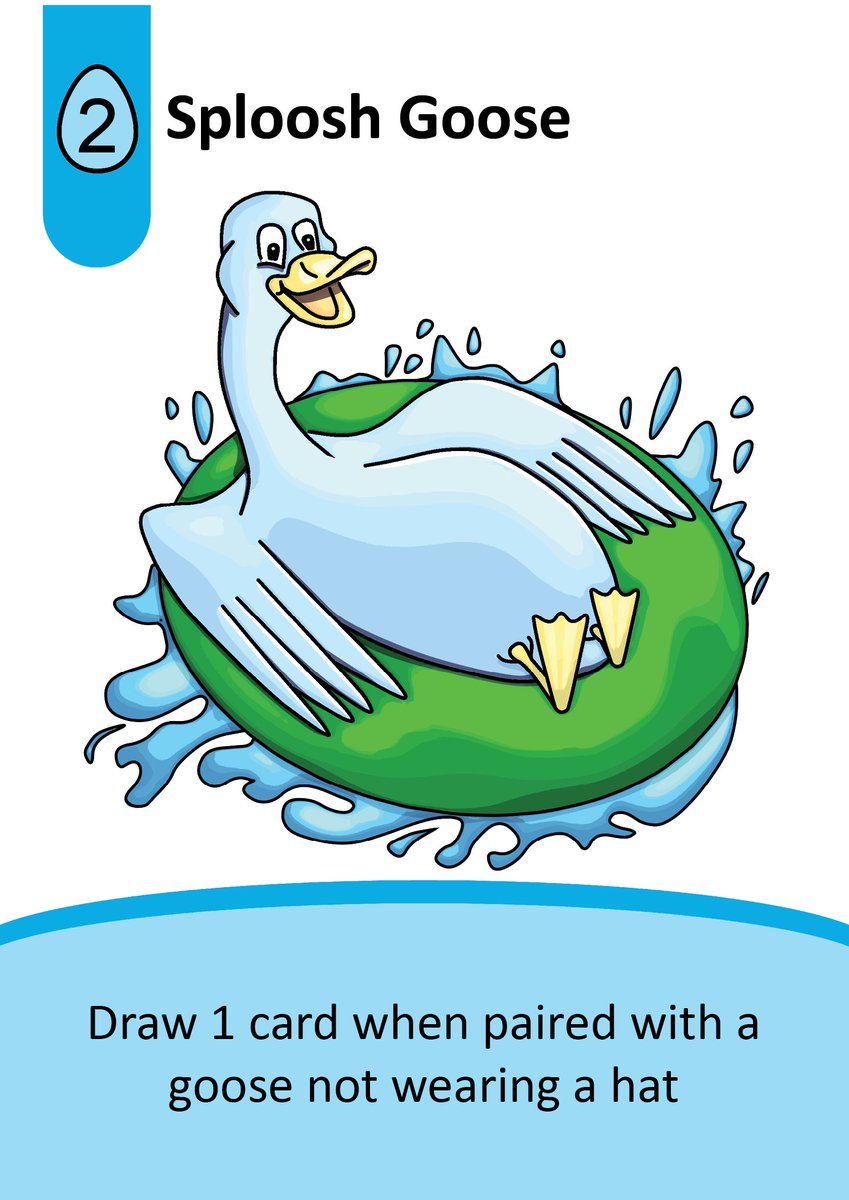 New art Sunday...This goose is bound to make a splash. Check out the new sploosh goose artwork.
#tabletopgames #game #boardgamegeek #bgg #gamedesign #gameart #goose #boardgames #CartoonArt