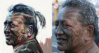 DeckerAllAround's tweet photo. @SpiderCatNZ @the_scarfie @worldofdarkness Here, let me help you with that. Left - the art. Right - the person. https://t.co/O3kHQyNY76