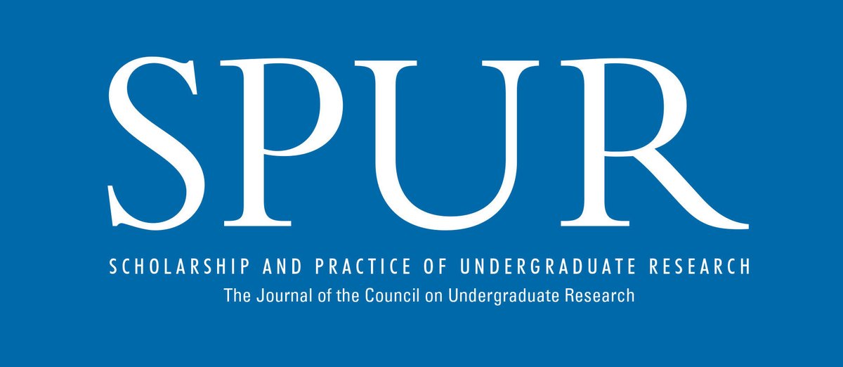 CURinAction's tweet photo. Publish your work in #SPURjournal, the leading international, cross-disciplinary, scholarly destination for those committed to mentored #URSCI experiences. There are three calls for proposals plus the general call for submissions. Details at https://t.co/XKWgbL80wO https://t.co/a2uka1VKy2