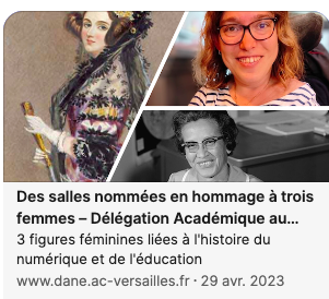 @acversailles Extrêmement honorée, merci. #WomenInSTEM #LesDecodeusesDuNumérique #FemmesEnSciences @INS2I_CNRS @CNRS @GipsaLab dane.ac-versailles.fr/spip.php?artic…