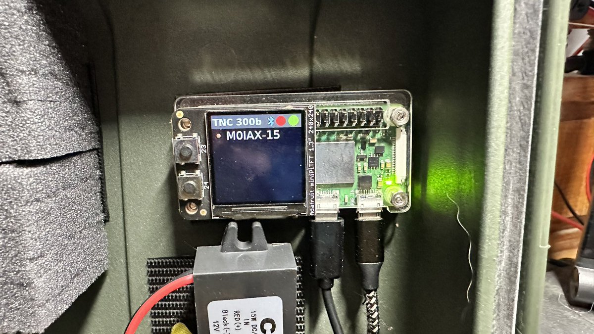 M0IAX's tweet photo. After reading about Julianβs @oh8stn setup for APRS on HF I thought Iβd get it set up myself my #DIGIPI already has the option configured so not much to do other than select the option from the menu :-) https://t.co/bQzMdz4hiD