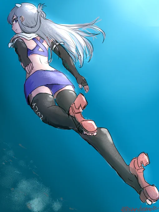 #艦これ版深夜の真剣お絵描き60分一本勝負 #艦これ版真剣お絵描き60分一本勝負_20230430