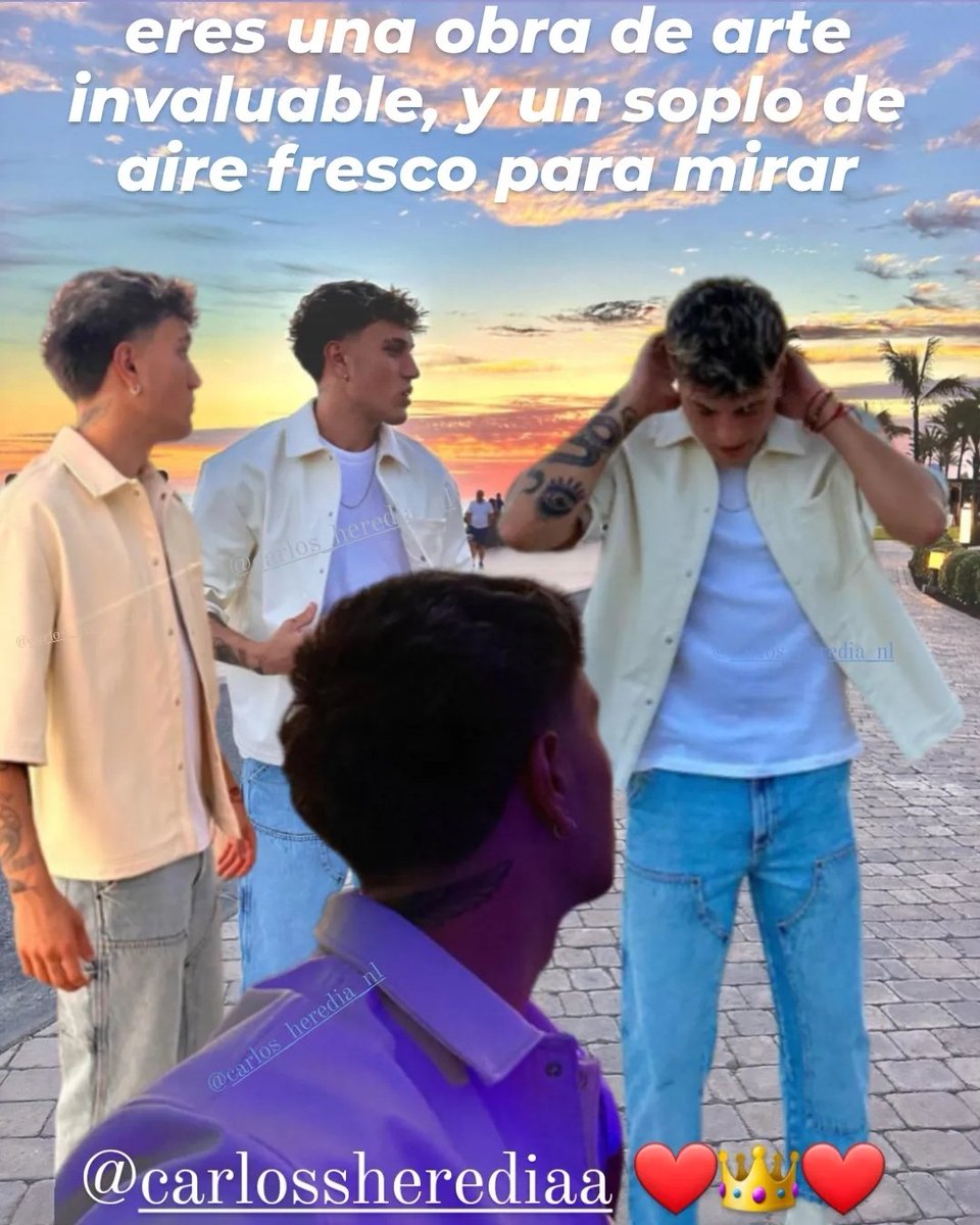 HerediaNl's tweet photo. @carlossherediaa ❤️👑❤️ https://t.co/Zu9lIpU6p1