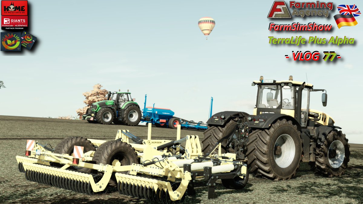 FarmingAgency's tweet photo. #FarmingSimulator22
#TerraLifePlus
#Limitbreaker
#EssenIstLiebe

#Year2SeasonsPass PromoCode ALIENPAUL
#DSV
#TerraLifePlus  alpha Streams

- TerraLife alpha, alles was Du nicht erwartet hast!!
- Die (fast) tägliche FarmSimShow
- Communitytalk, RealTalk

https://t.co/Pe8syRiwPM https://t.co/SBPIjitE8o
