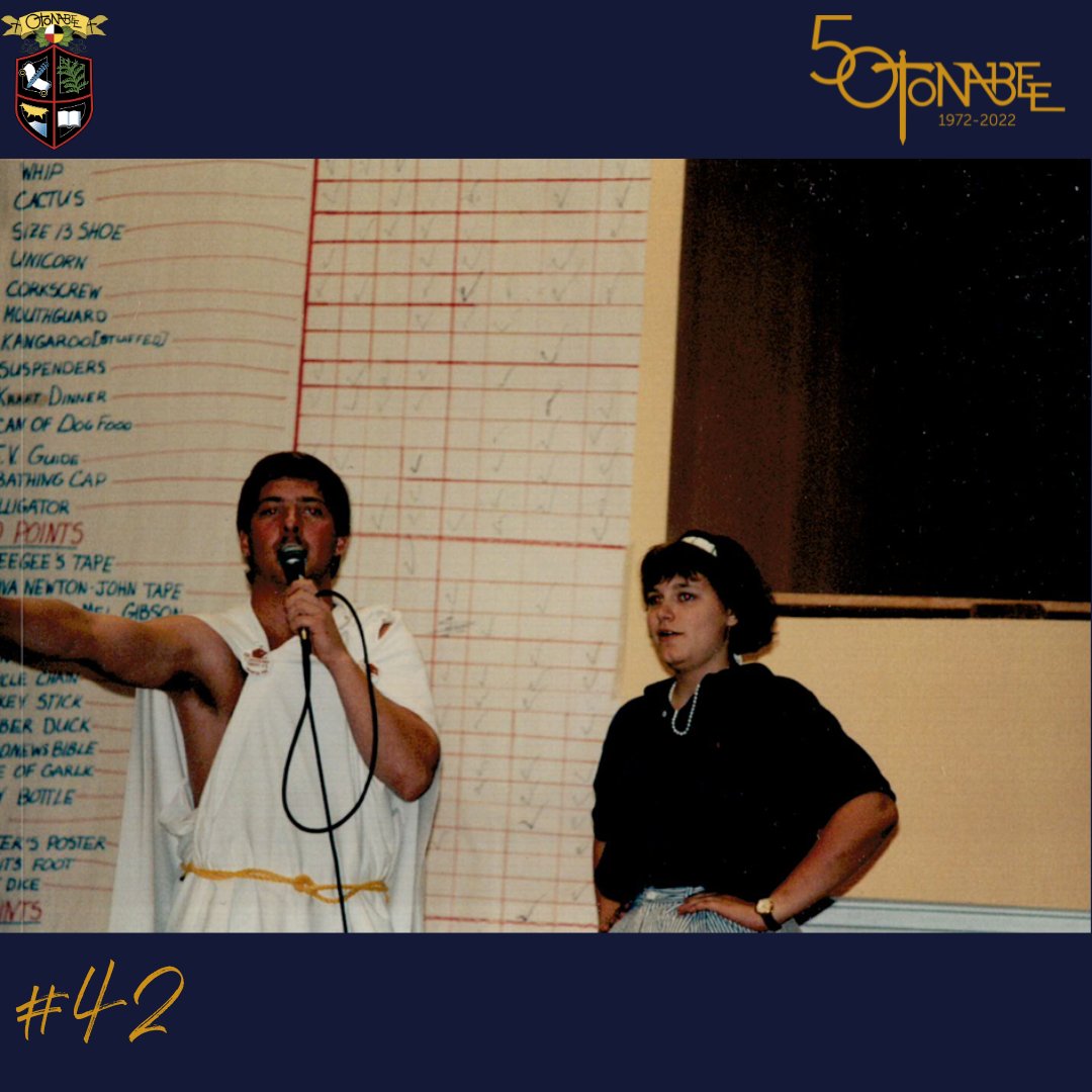 OtonabeeCollege's tweet image. Did you know that OC students used to host scavenger hunts? During these events, students were looking for all sorts of crazy items! 8 more facts! @trentuniversity @trent_almuni #otonabeecollege #otonabee50 #TUalumniweekend #50thingsaboutOC #myOCstories