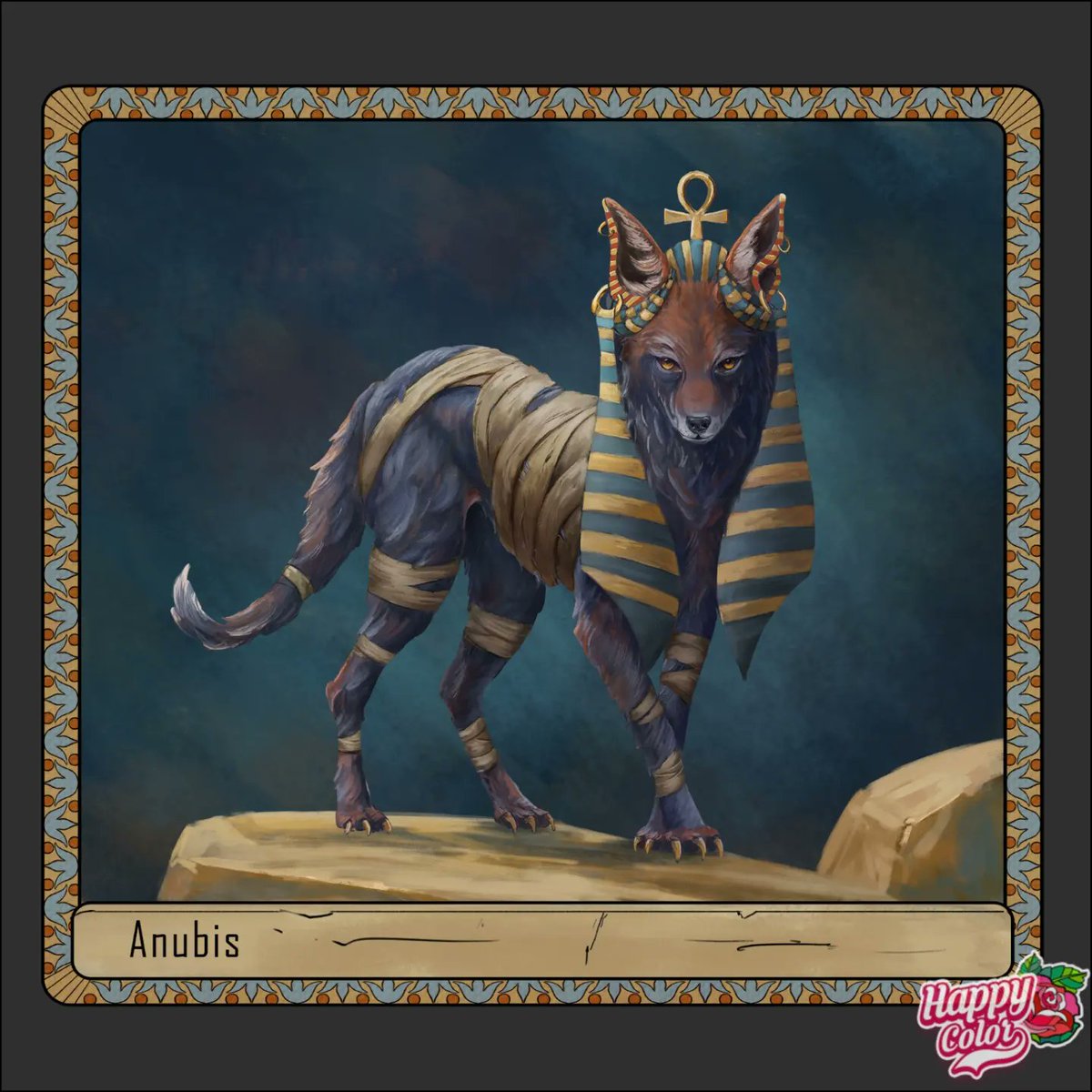 SloggettRyan's tweet photo. I call this God's Of Egypt Overload from my Happy Colour app part 2 #happycolour #colours #pictures #godsofegypt #anubis #wadjet #horus #apis https://t.co/knCyh8aFcm