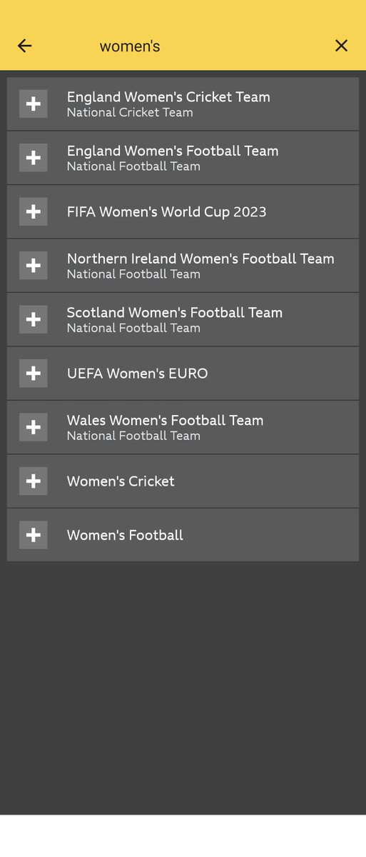 Hey <a href="/BBCSport/">BBC Sport</a> do you think we could have a specific women's Rugby category on the app? Seeing as there are football and Cricket categories it only seems fair...