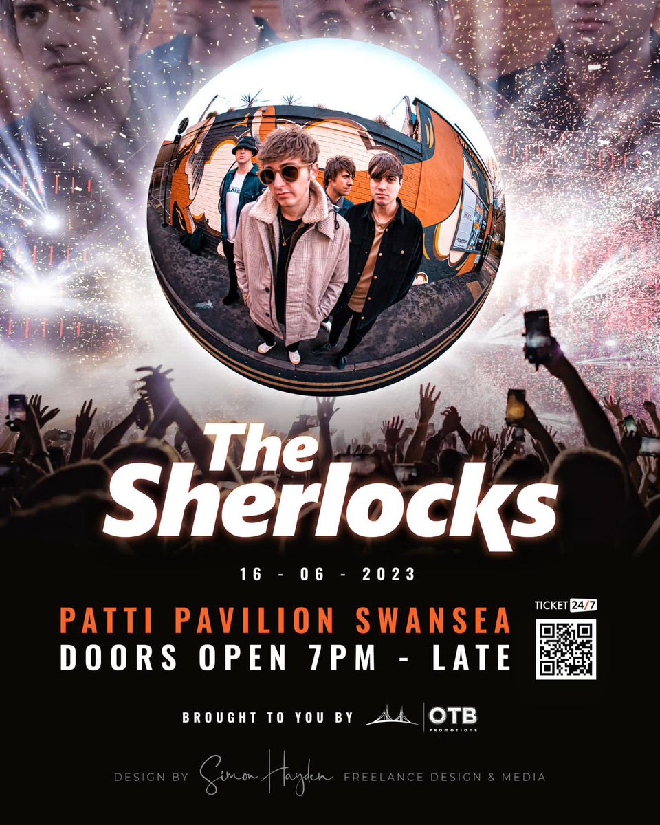 TheSherlocks's tweet photo. 🏴󠁧󠁢󠁷󠁬󠁳󠁿 SWANSEA!!! Buzzing to announce we will be headlining Patti Pavillion in Swansea on Friday 16th June! Going to be incredible. Tickets now on sale!

TICKETS 🎟️ https://t.co/N15iTYe1m7 https://t.co/MZ0l4HzVdY