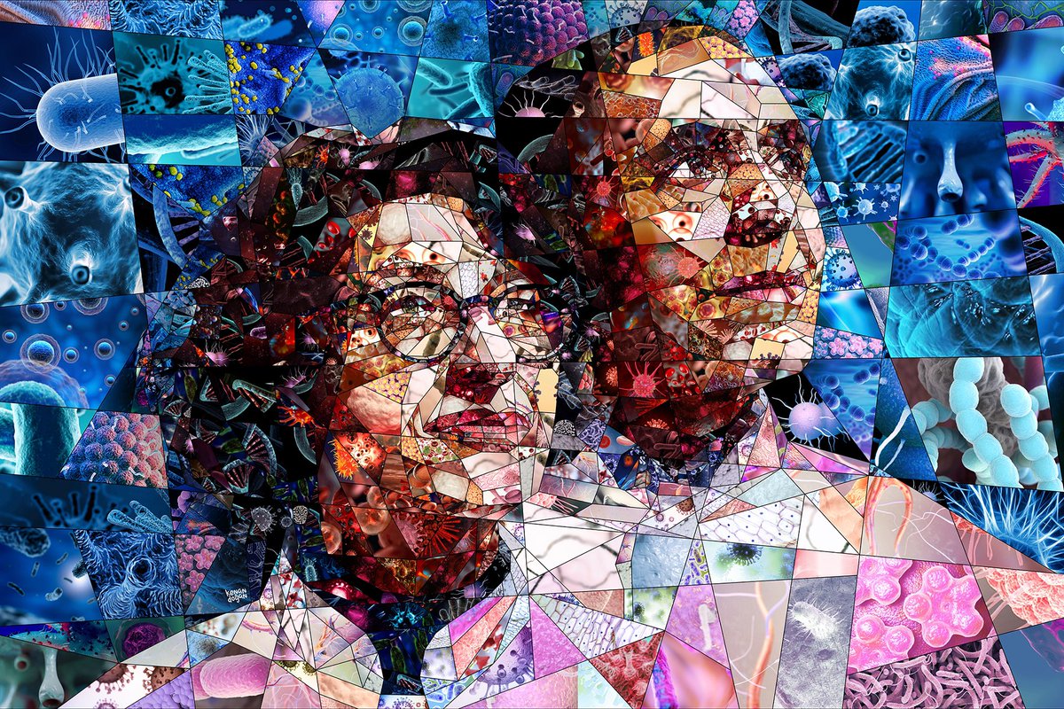 kenandoganart's tweet photo. Özlem Türeci &amp; Uğur Şahin @BioNTech_Group https://t.co/YVRWlTYOeF