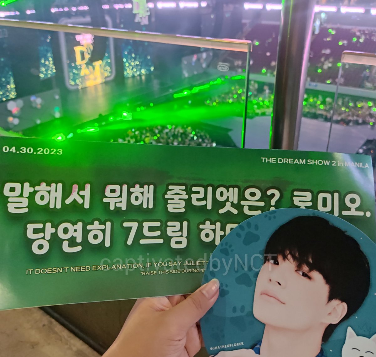 captivatedbyNCT's tweet photo. 2023.

Hello my dear. We met again 🥹💚. You shined so much brighter than ever before and I can't help but be proud of you. You did so well, Jeno! 💚 https://t.co/zbVeAu79OP