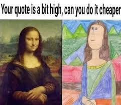 #edureading a1 Experienced vs inexperienced.
Aside of knowledge, one of the biggest things I have learned is that experienced know we cannot produce a Mona Lisa on the cheap. But sometimes we need to just get things done (on the cheap) and as an experienced teacher, I can accept