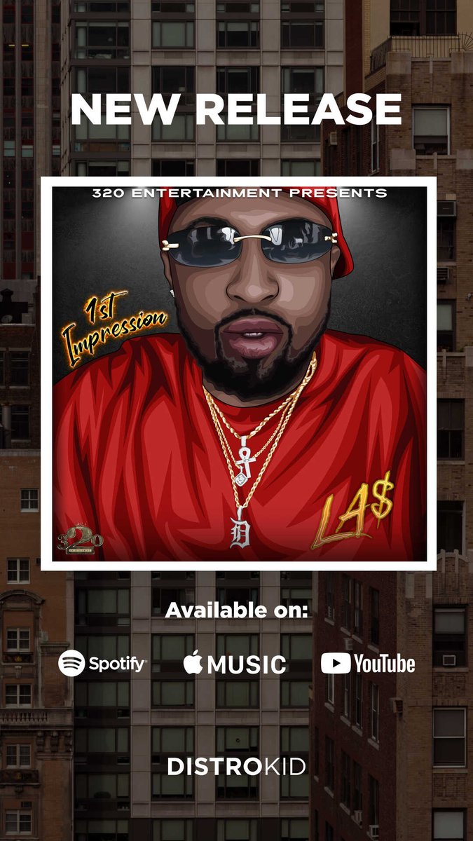 320EntLLC's tweet image. Go stream LA$ single 1st Impression #320Entertainment #1stImpression #single #music #hiphop #rap #independentcompany #stream
