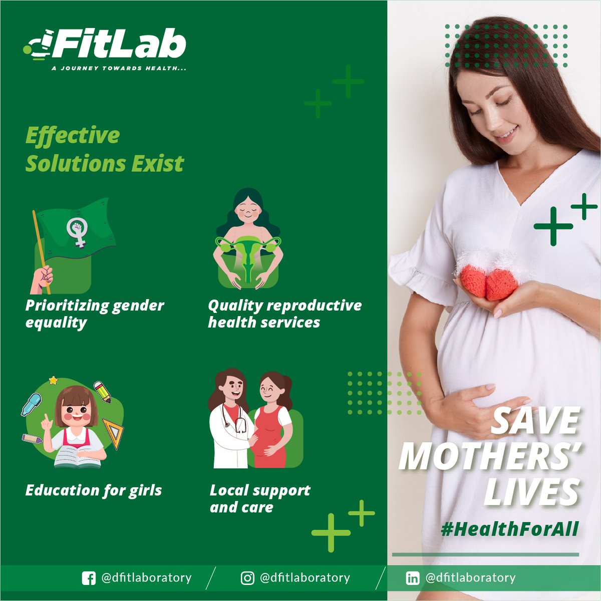 dfitlaboratory's tweet photo. Timely diagnosis, and actions can help prevent Maternal Mortality !!

#MaternalMortality #HealthForAll #Maternal #Pregnancy  #newborn #preventablecauses #NIPT #Gynecology #Obstetrics
#dfitlab #dfitlaboratory #health #organs #humanhealth  #knowthesymptoms #dFitLabHealthcare https://t.co/XQqYgQAYfY