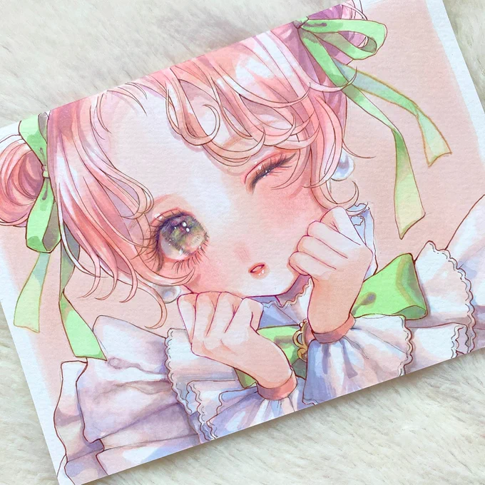 #ハガキサイズに詰め込む私の世界 女の子のかわいいをぎゅっと詰め込み